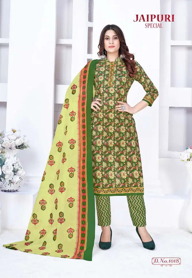 Ganesha Jaipuri Special Vol 1 Cotton Printed Readymade Dress
